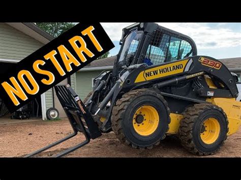 new holland skid steer wont start in the cold|new holland l190 problems.